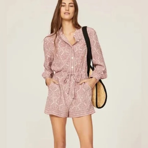 Joie Dresses & Skirts - NWT Joie Women's Natural Luray Silk Romper.